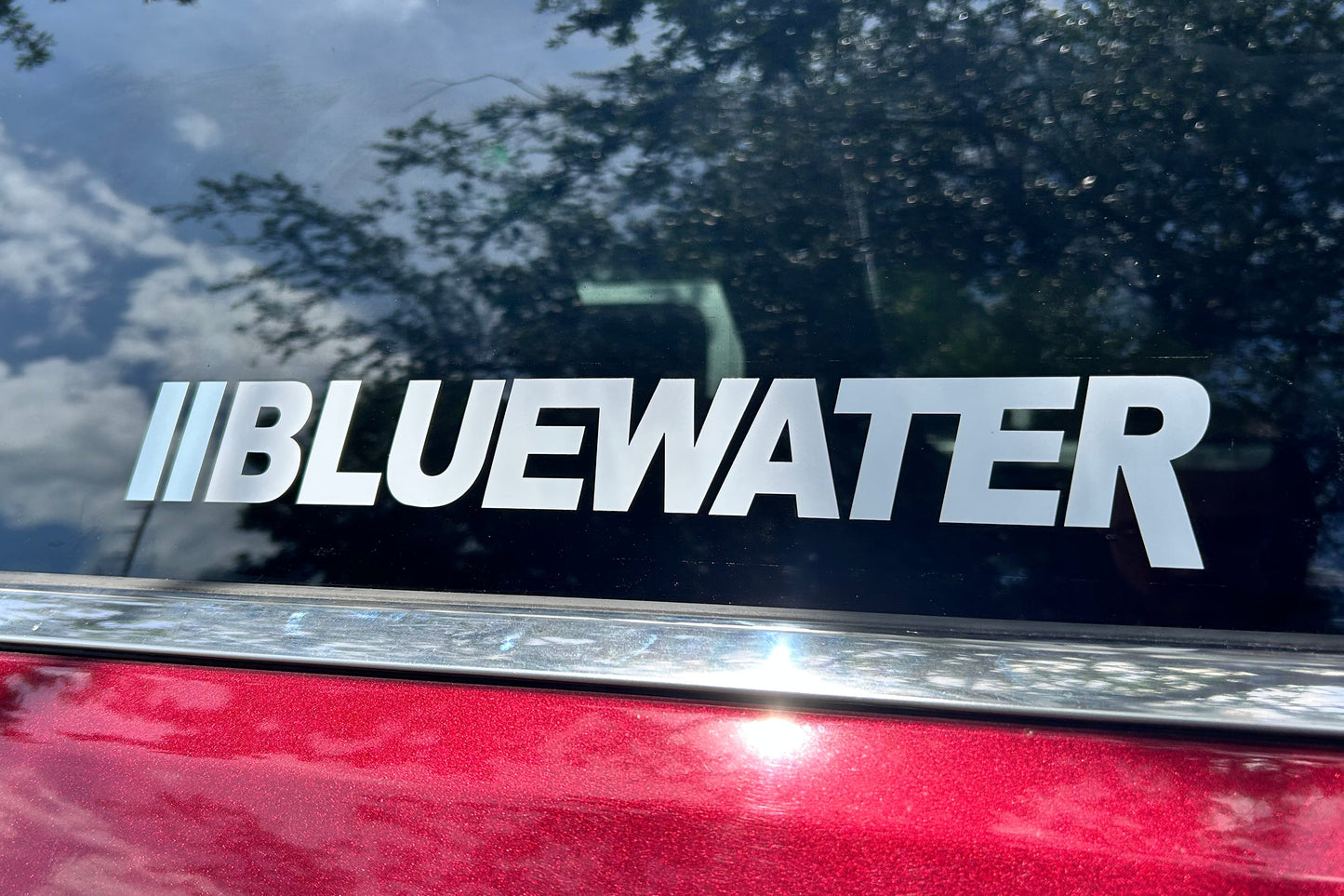 Bluewater Vinyl Truck Decals - 13"x 2"