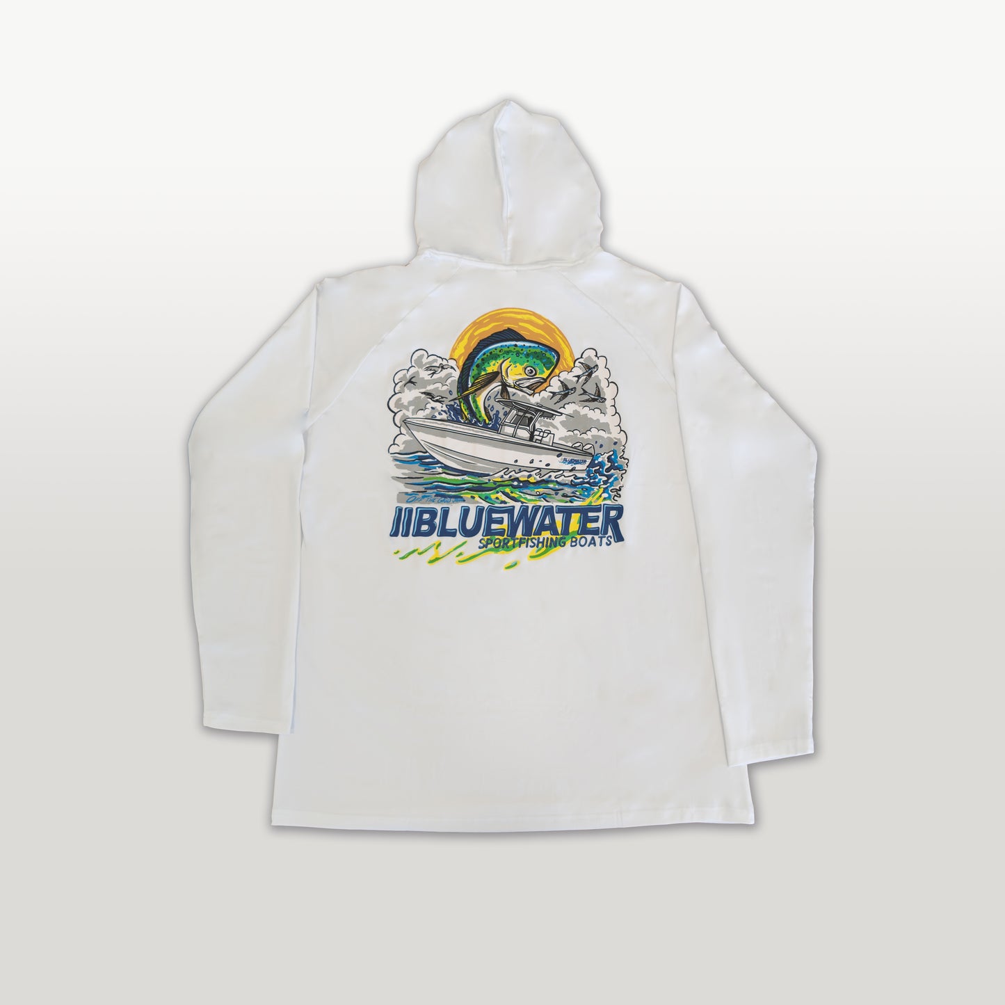 Long-Sleeve SPF Performance Fishing Shirts w/ Hood