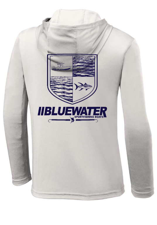 NEW Long-Sleeve Youth Performance Fishing Shirt - Silver
