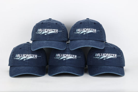 *NEW* Bluewater Dad Hat - Washed Navy Blue