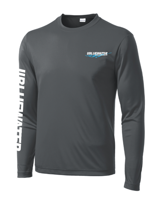 NEW Long-Sleeve Performance Fishing Shirt - Gray
